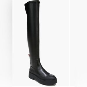 Franco Sarto Janna Black Over the Knee Boots